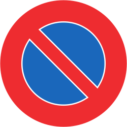 Strassensignale Vorschriftssignal Parkieren verboten Strassensignale Vorschriften