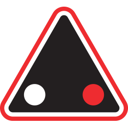 Strassensignale Vortrittssignal Wechselblinklicht