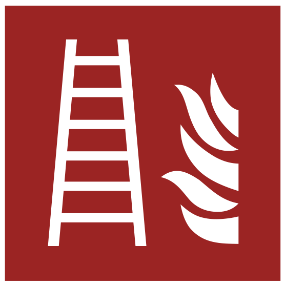 Brandschutzzeichen Feuerleiter