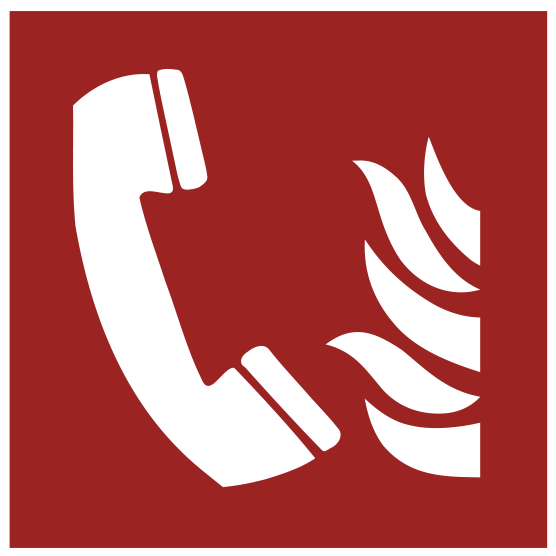 Brandschutzzeichen Brandmeldetelefon