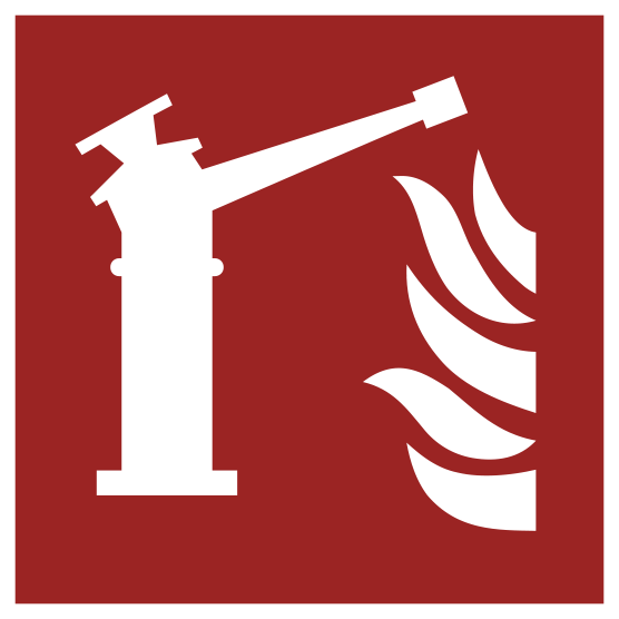 Brandschutzzeichen Feuerlöschmonitor