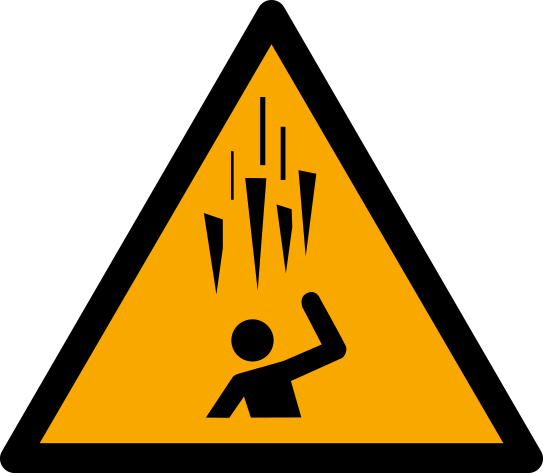 Warnung vor Eisschlag