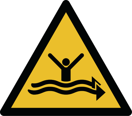 Warnung vor starker Strömung