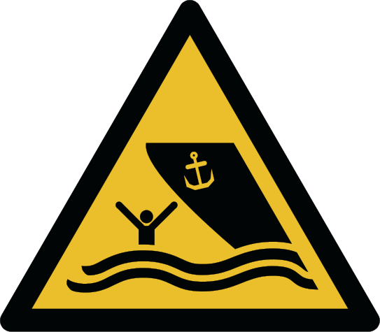 Warnung vor Schiffsverkehr