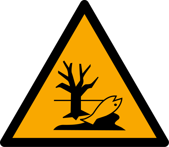 Warnung vor umweltgefährdenden Stoffen oder Gemischen