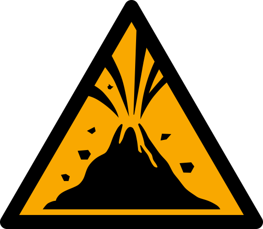 Warnung vor aktivem Vulkangebiet