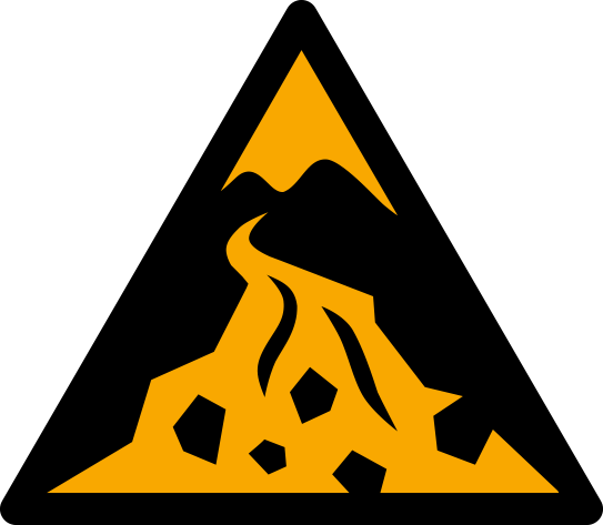 Warnung vor Murganggebiet